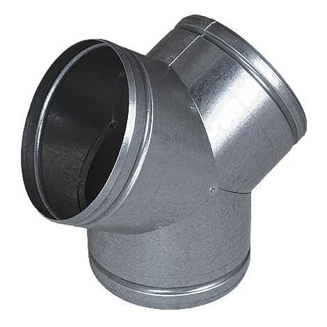 Junta Y galvanizada 125/125/125mm 90s