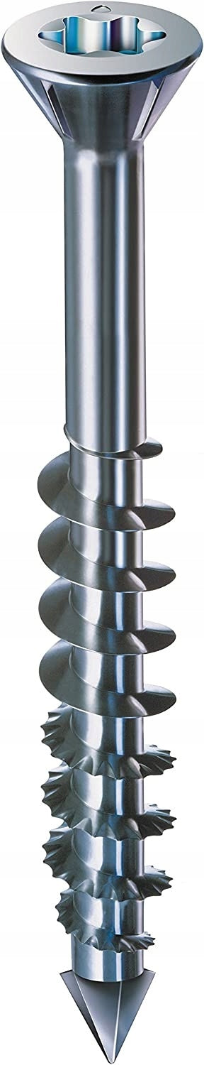 Wkręt do płyt Mdf (200) Spax-m Biały ocynkowany 4,5 * 45 mm Mały łeb