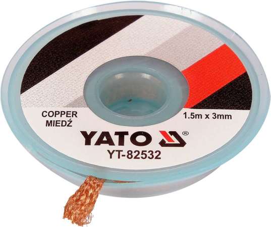 Koperen vlechtdesoldeertape 3,0 mm * 1,5 m