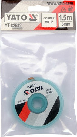 Koperen vlechtdesoldeertape 3,0 mm * 1,5 m