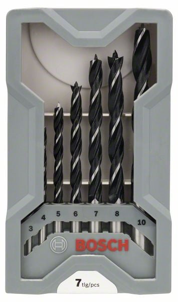 Set Burghie Lemn 3-10mm 7 Buc.