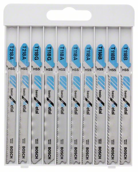 Blade Jigsaw Set T 10 Pcs Miotal