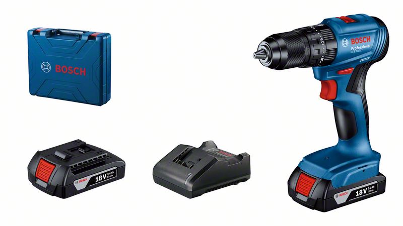 Cordless Impact Drill Gsb 185-li 2*2.0ah