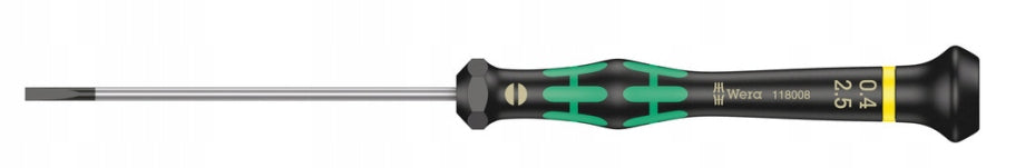 Șurubelniță plată de precizie 0,40*2,5*100mm Kraftform