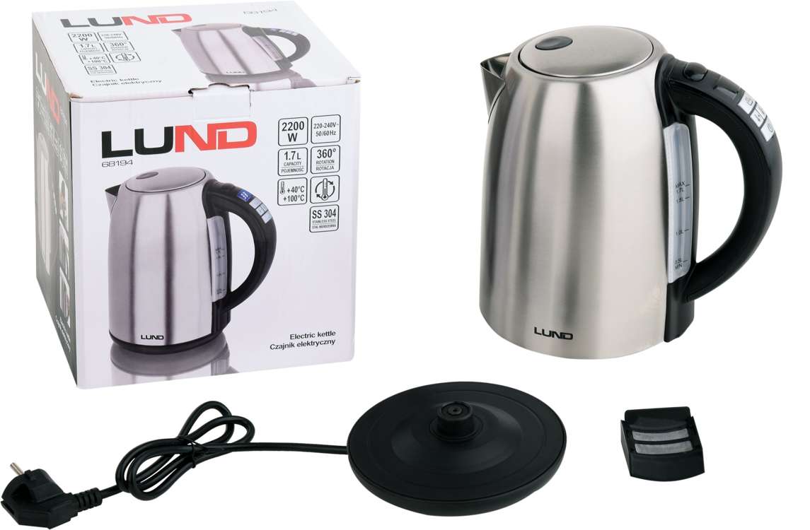 Waterkoker 1,7 l Temperatuurregeling in het handvat