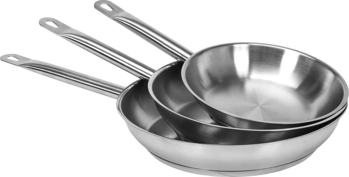 Ss Stainless Steel Frypan 24cm