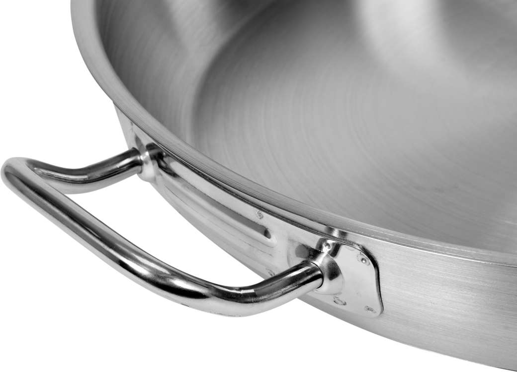 Poêle à frire en acier inoxydable SS 36 cm