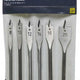 Set Di Punte Piatte Per Legno 6 Pz.