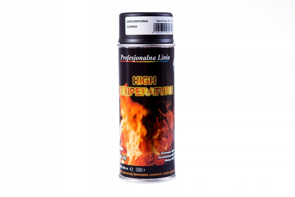 Spray 400ml Résistant à la Chaleur Noir 9011