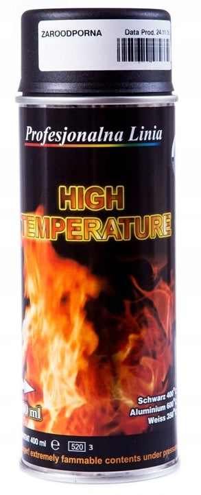 Spray 400ml Argent Résistant à la Chaleur 9006