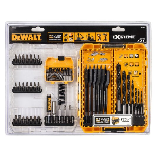 57-piece Set Of Wood Drills And Bits