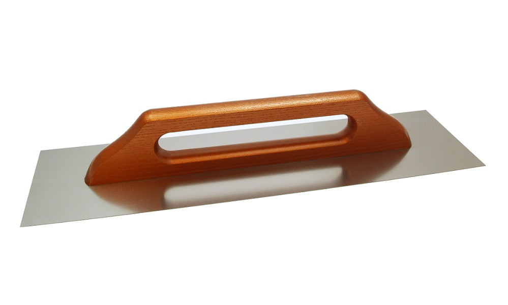 Nerezová stierka drevená rukoväť 130 * 580 mm hladká