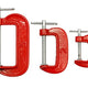 Modelleerklemmen Type 'c' 25 50 75 mm