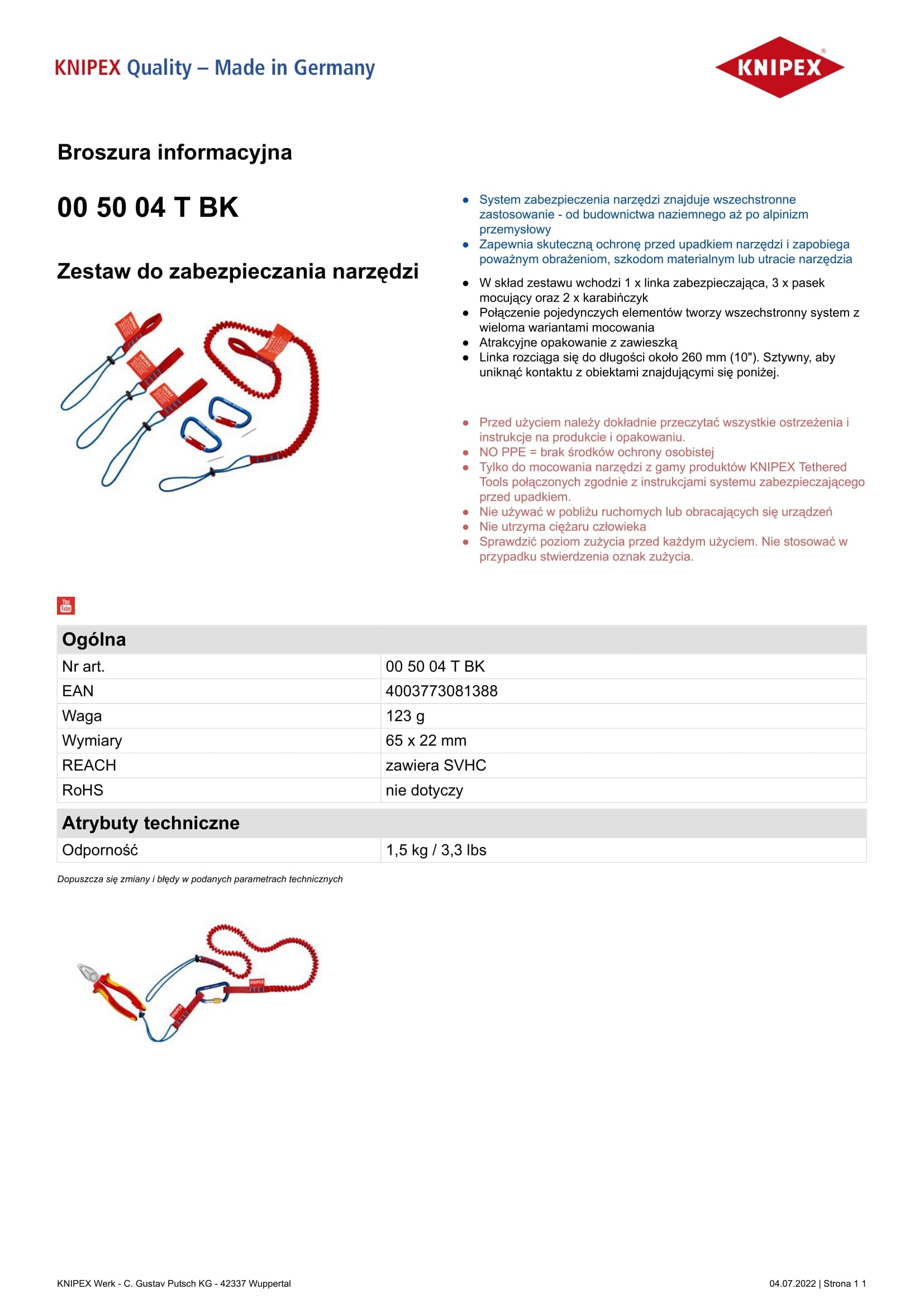 Kit di sicurezza per gli strumenti
