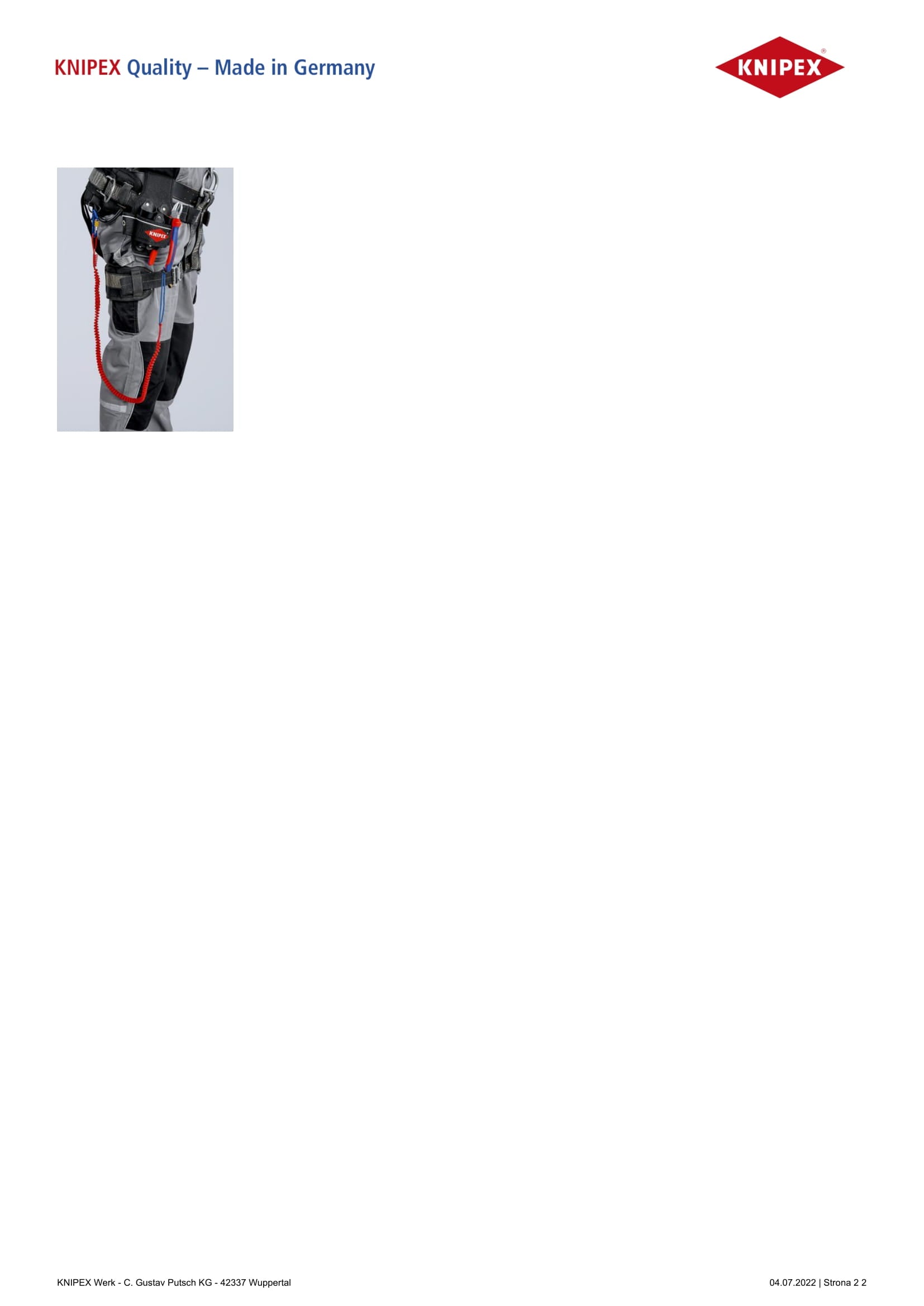 Cable de seguridad 1,5m