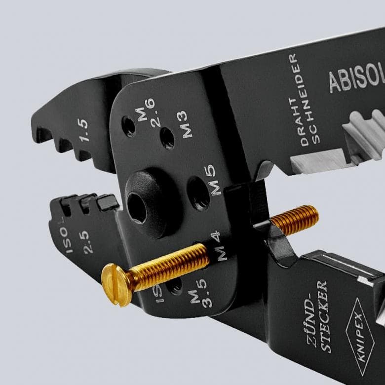 Crimpzange für Kabelstecker 0,5-6,0 mm