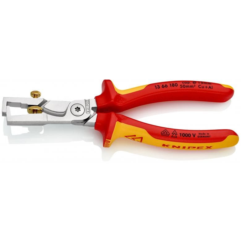 Abisolierzange mit Kabelschneider 180 mm