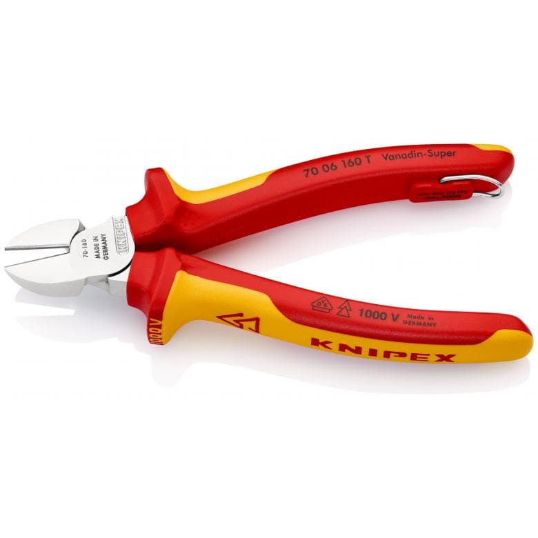 Pinza a taglio laterale isolata 160 mm