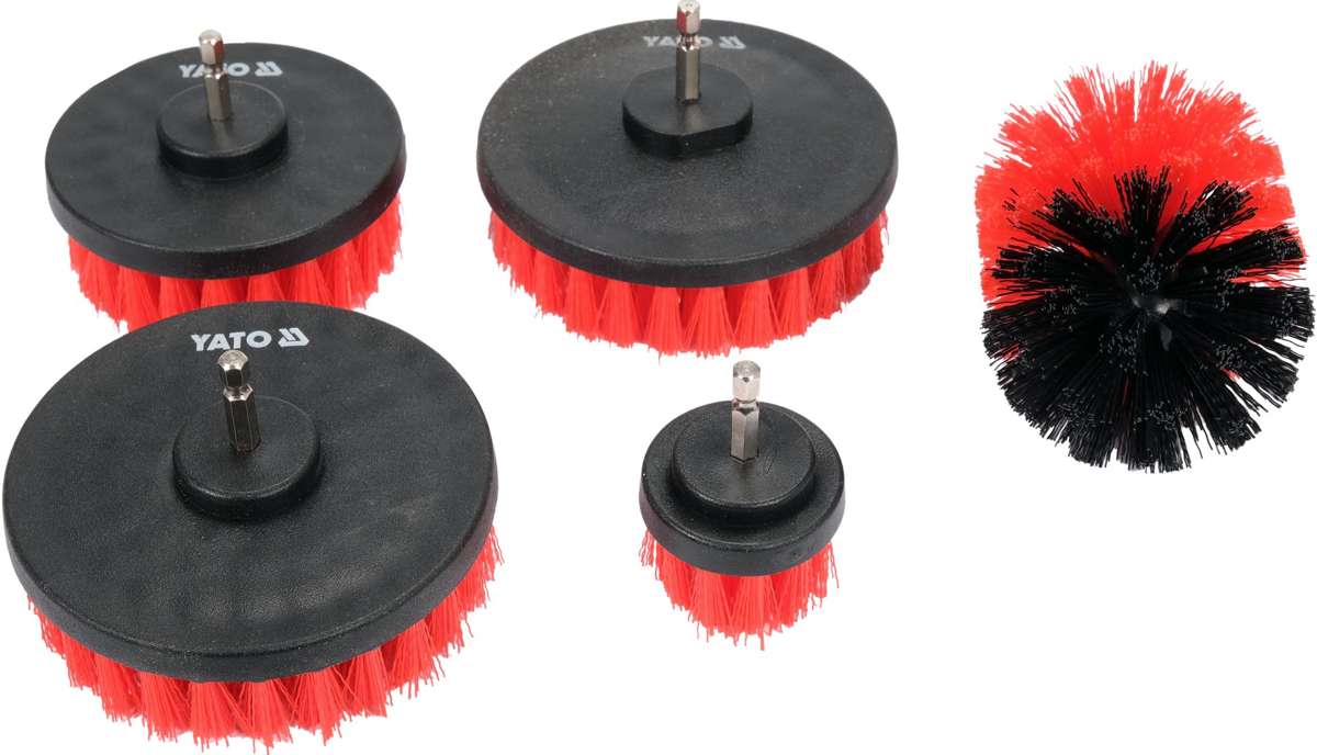 Hex Drill Brush Set 5 Pcs.