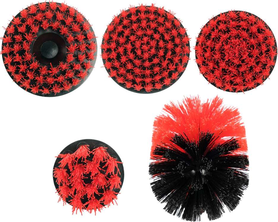 Hex Drill Brush Set 5 Pcs.