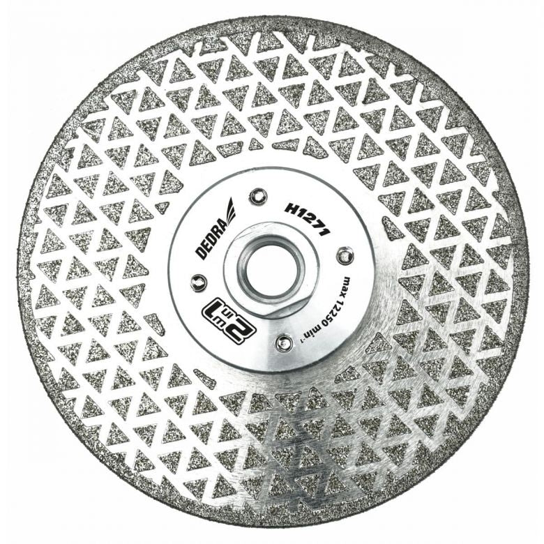 Diamantzaagblad voor het snijden en slijpen van steen 125 mm