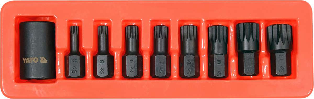 Set chei de impact cu spline 1/2 inchi