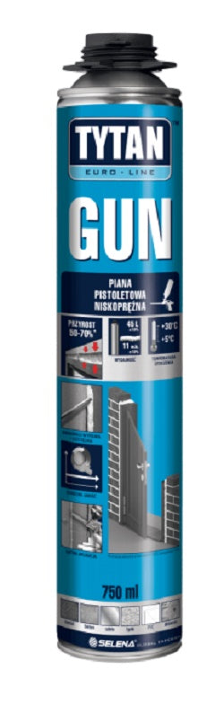 Euroline Gun Foam 750ml 02 Low Pressure Multi-sæson