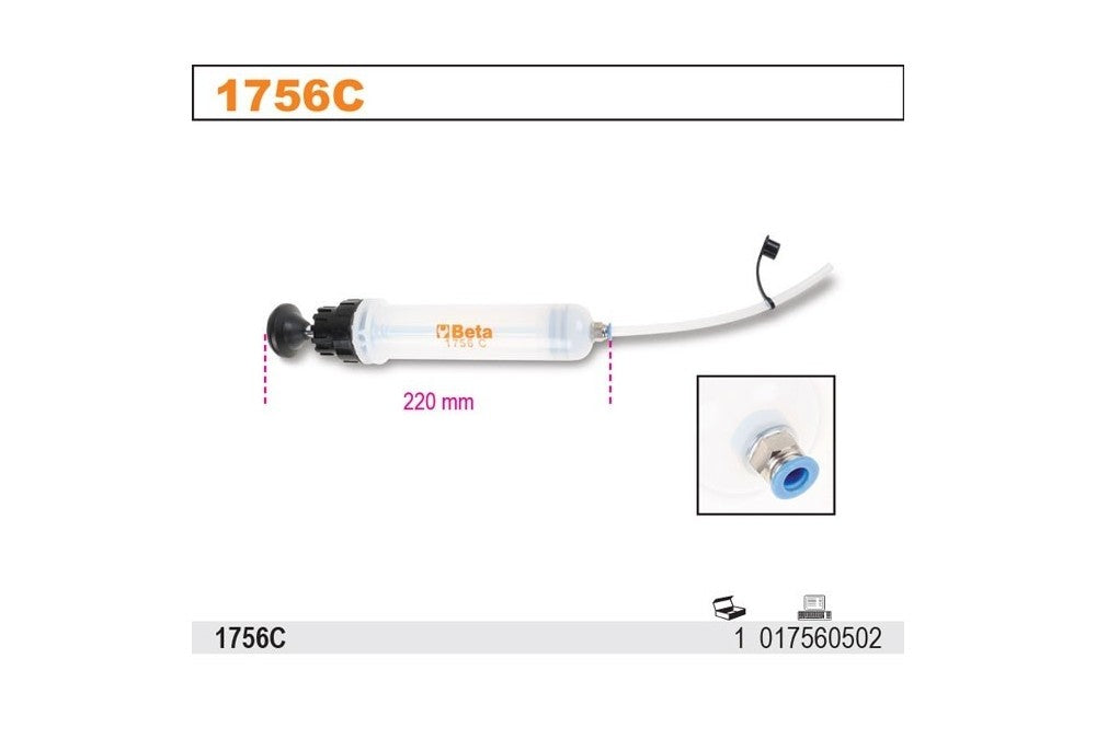 Oil Syringe Pp 200ml