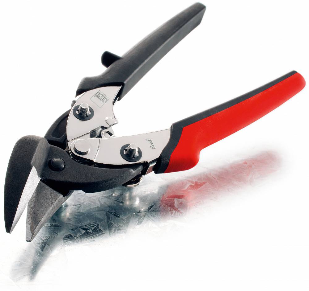 Idealisk plåtsax med höger spak 180 mm