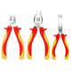Set mit 3 isolierten Zangen 160 mm Crv