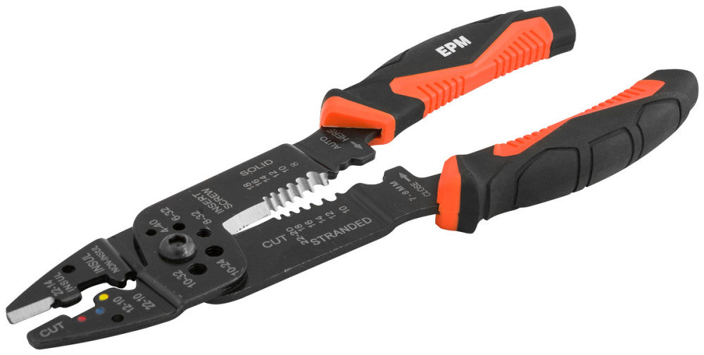 4-in-1 Connector Crimping Pliers 215mm Industrial Grade