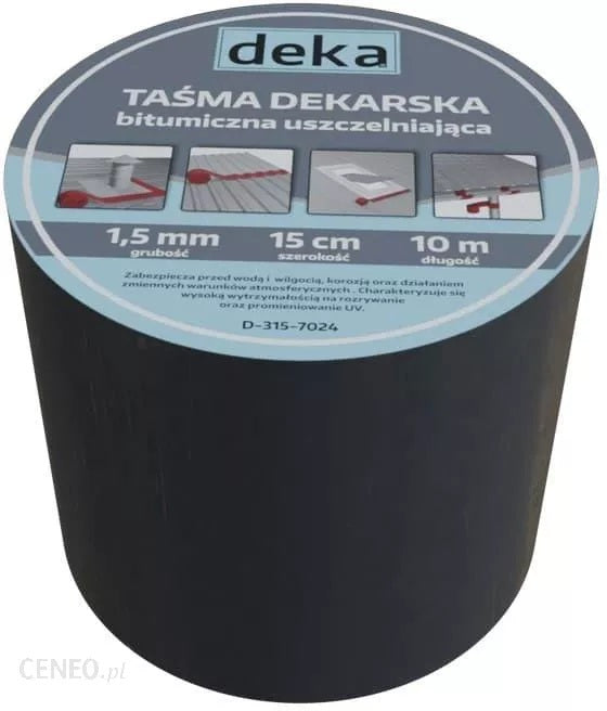 Cinta selladora para techos de alubutilo 15 cm * 10 mb Marrón