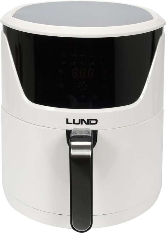 Fettfreie Fritteuse 5,7 l 1800 W LED weiß