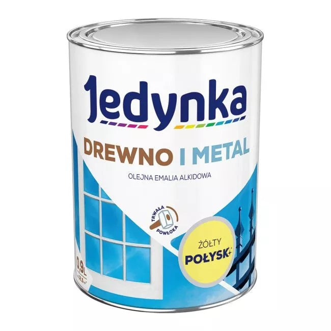 Esmalte Alquídico Para Madera Y Metal Amarillo 0,9l