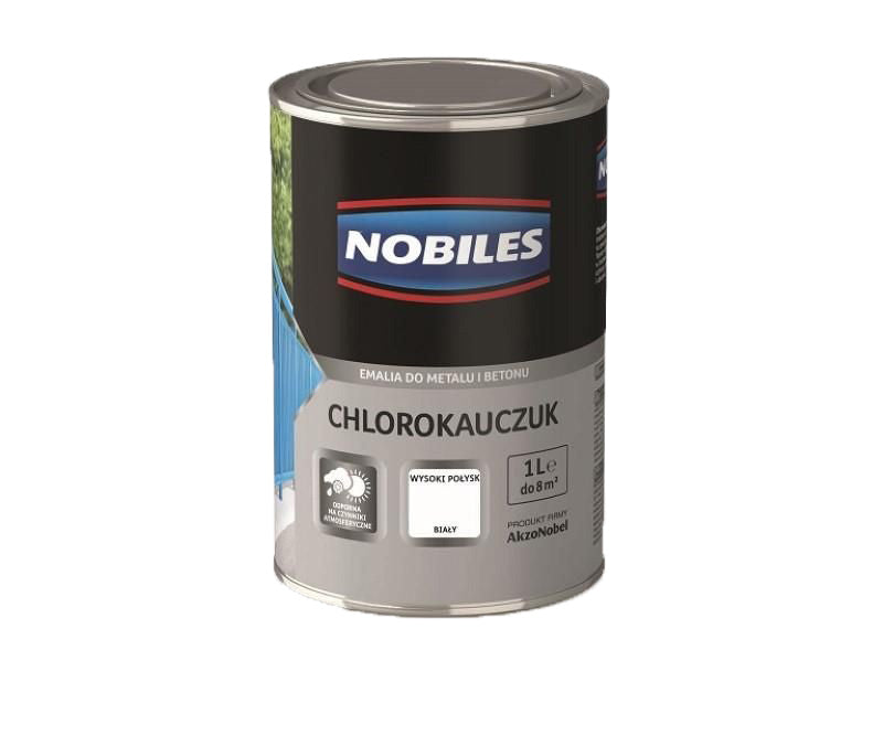 Klorgummi Emalj Vit 0,9l