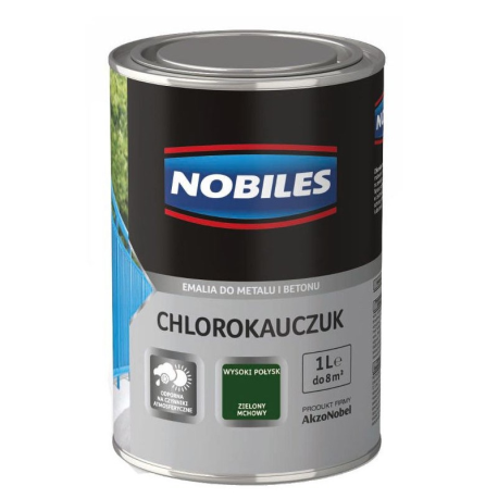 Chlorined Rubber Enamel Moss Green 6005 0.9l