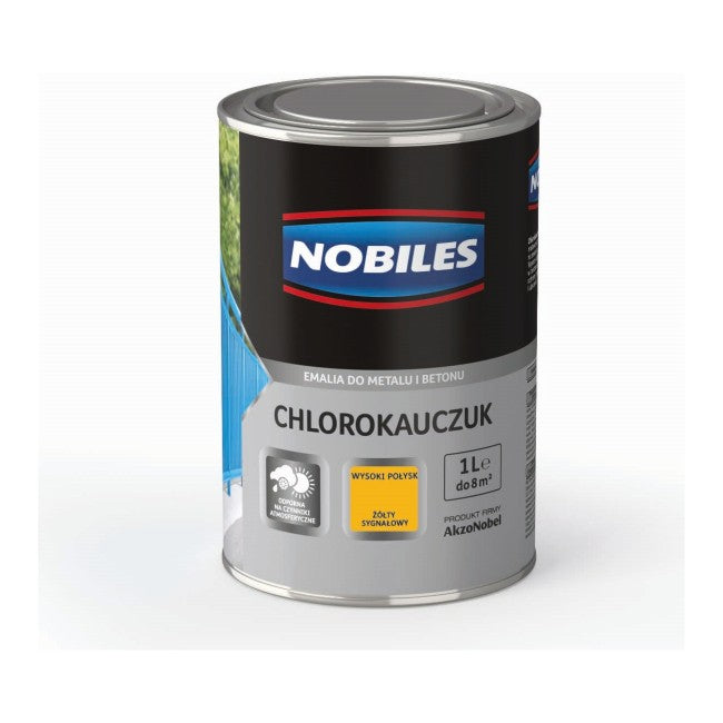 Klorgummi Emalj Signal Gul 1003 0,9l
