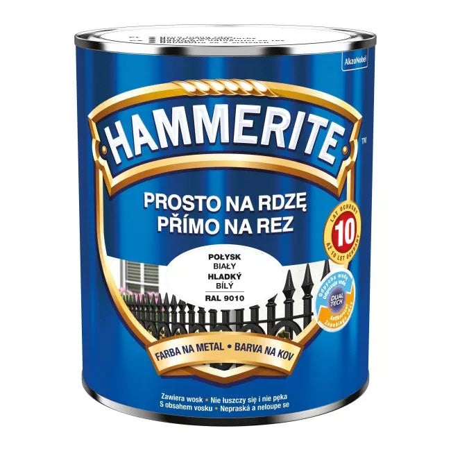 Hammerite Esmalte Branco Brilhante 0,7l