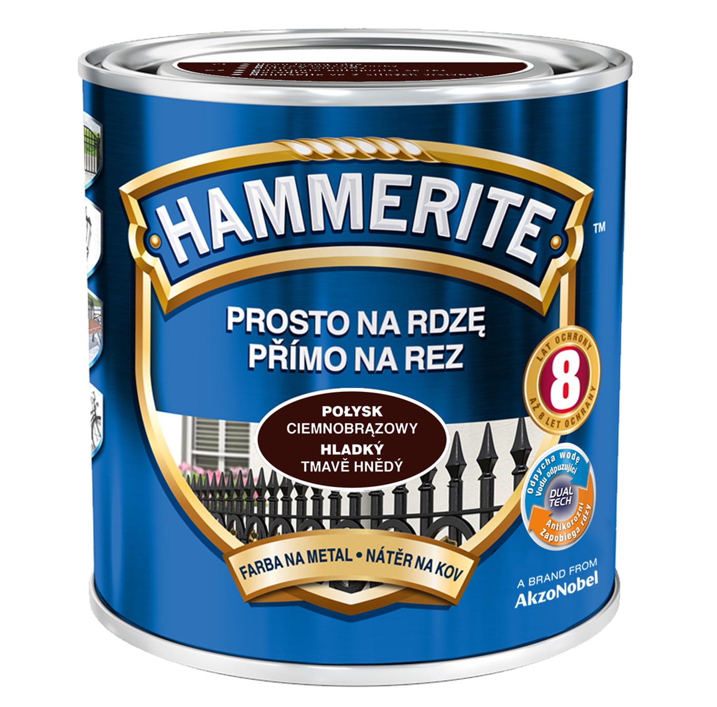 Email Hammerite Maro Inchis Lucios 0.7l