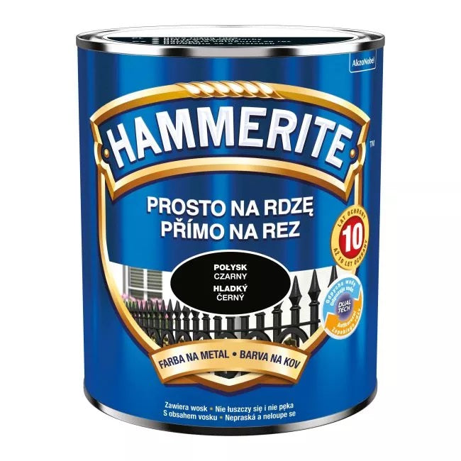 Hammerite Enamel Glossy Black 0.7l