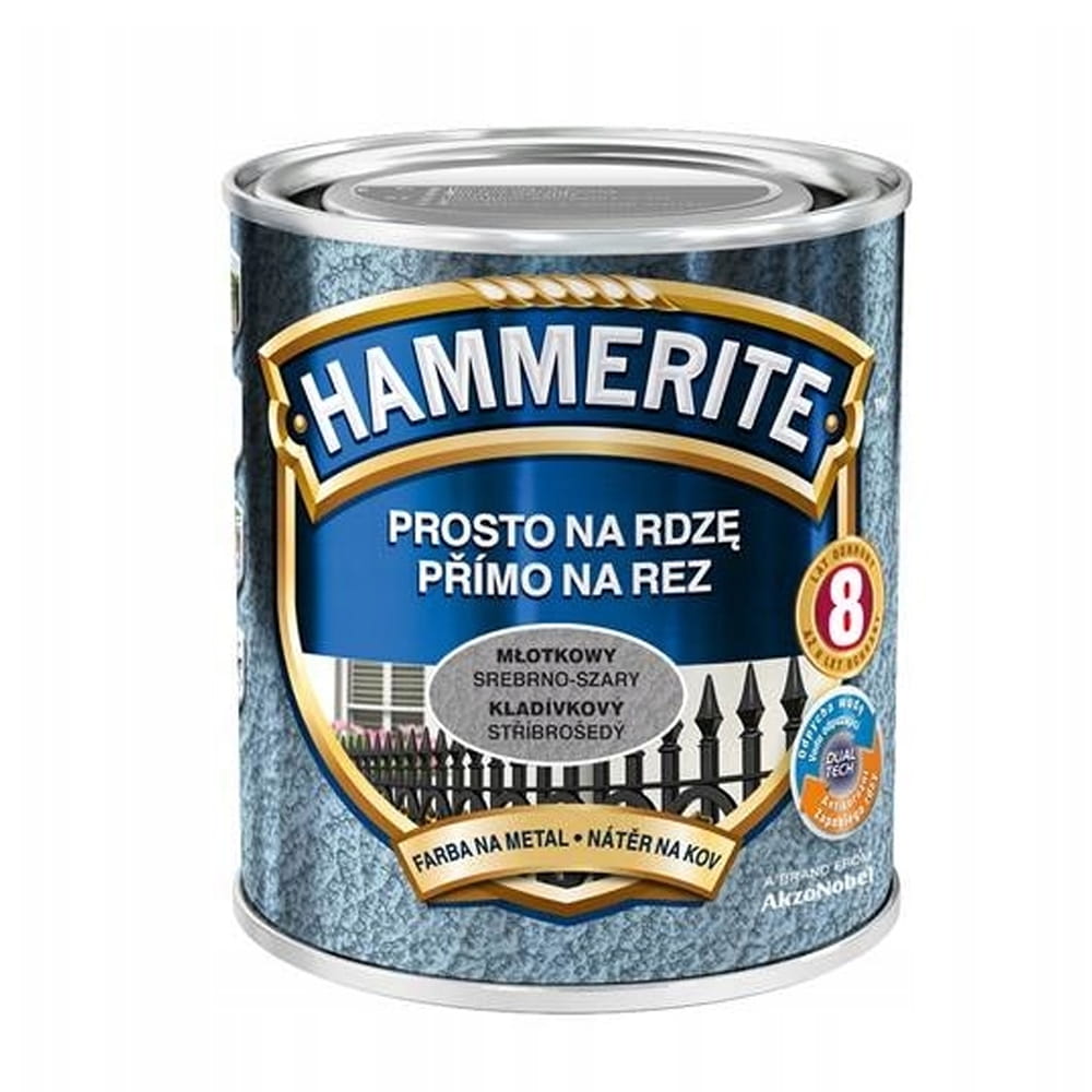 Емайл Hammerite Hammered Silver-grey 0.7л