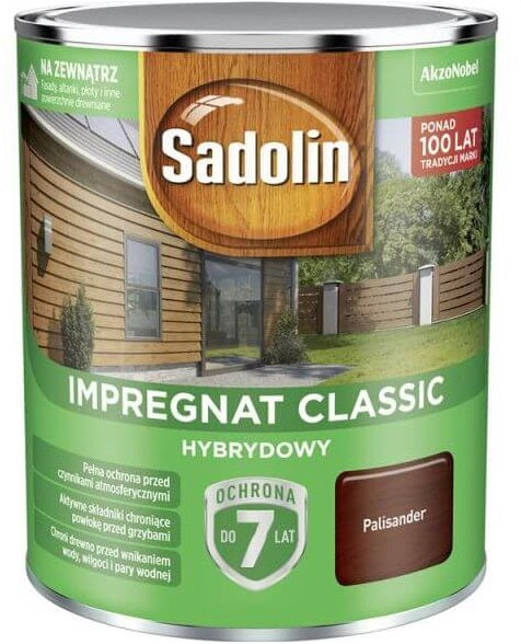 Sadolin Classic Impregnat Hybrydowy 7-letni Palisander 0,75l