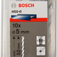 Burghiu Hss-g Din 338 5.0*52mm 10buc.