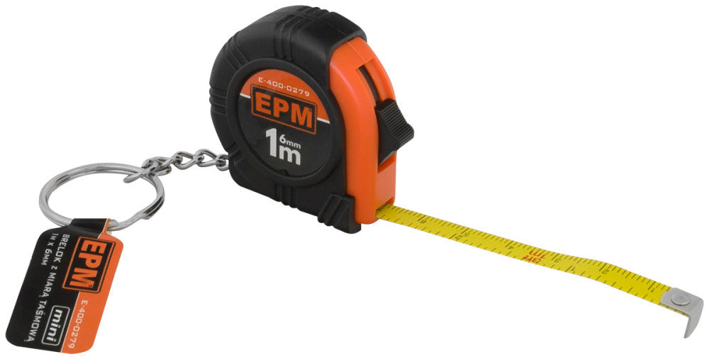 Mini 1 m-es gördülő szalagos kulcstartó