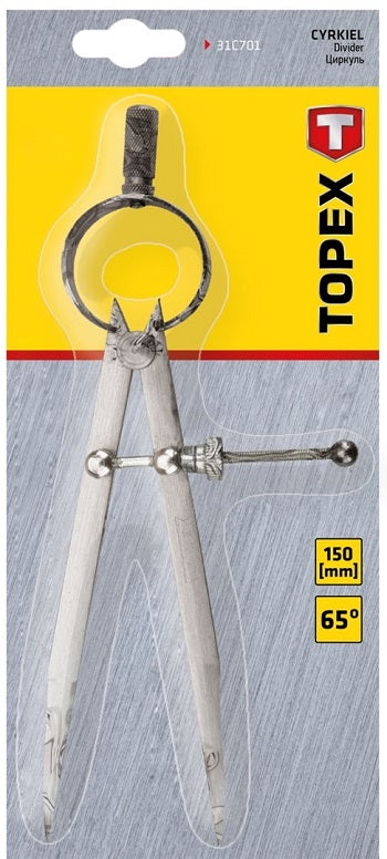 125 mm kompass med guide