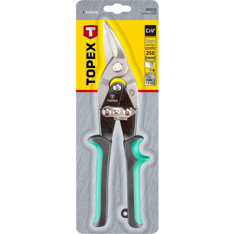 Tesoura para chapa direita 250 mm