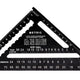 Angle de menuiserie en aluminium avec base 175 mm