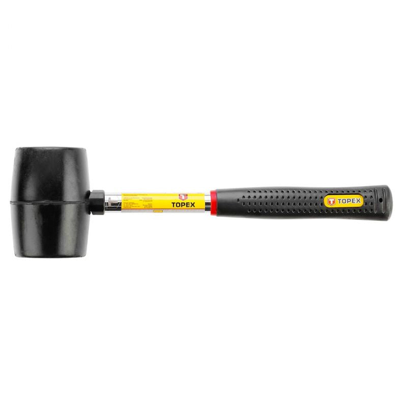 Rubber Hammer 0.45kg Diameter 65mm Metal Handle