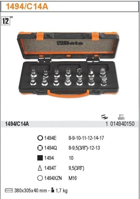 Kit Herramientas Cambio Aceite 14 Pzas.