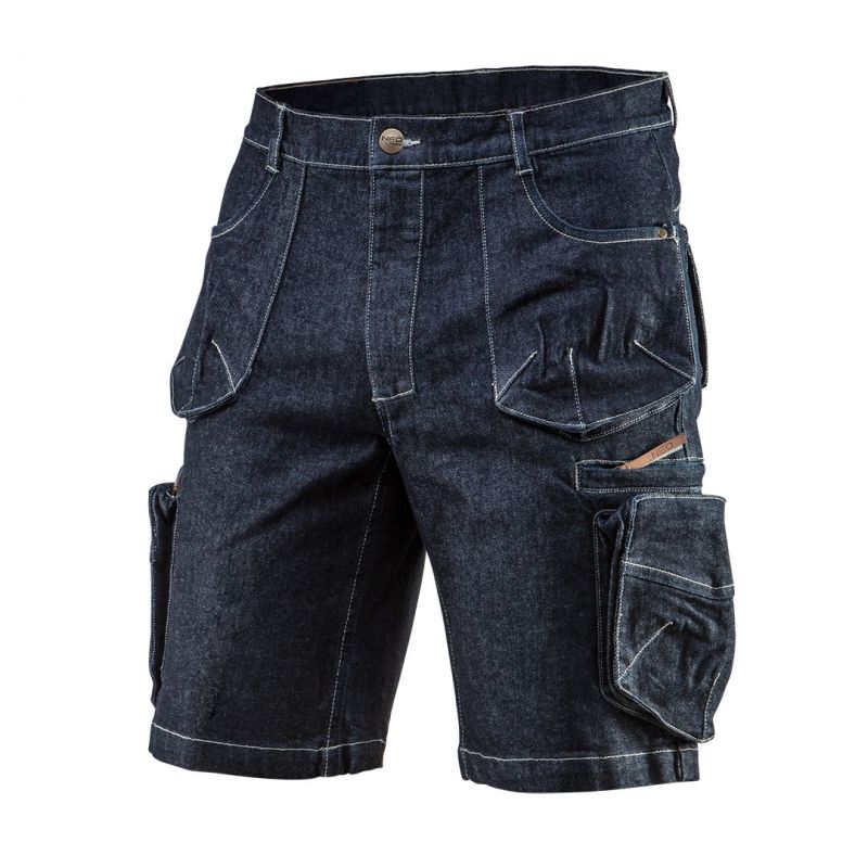 Denim s krátkym rukávom, veľkosť L